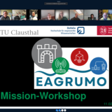 Screenshot eines Online-Workshops mit Teilnehmenden aus allen EAGruMo-Teilprojekten während der Diskussion zur Verbundmission